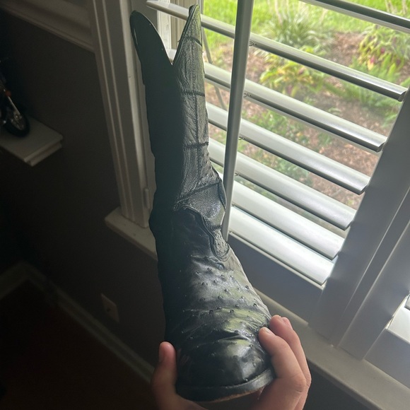 Nocona black ostritch with ostrich tops - Picture 4 of 8